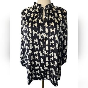 NWT Entro Poodle Doodle Top - size m